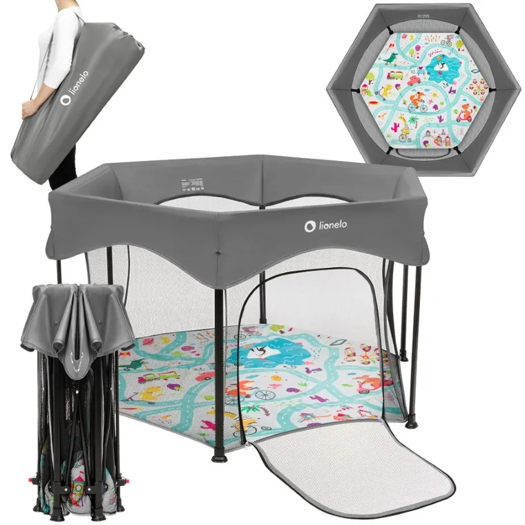 Lionelo, Roel Plus, tarc de joaca pentru copii, pliabil