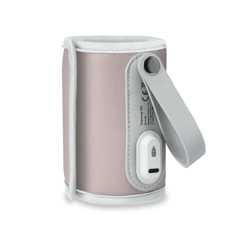Lionelo, ThermUp Go, incalzitor biberoane, Pink Baby