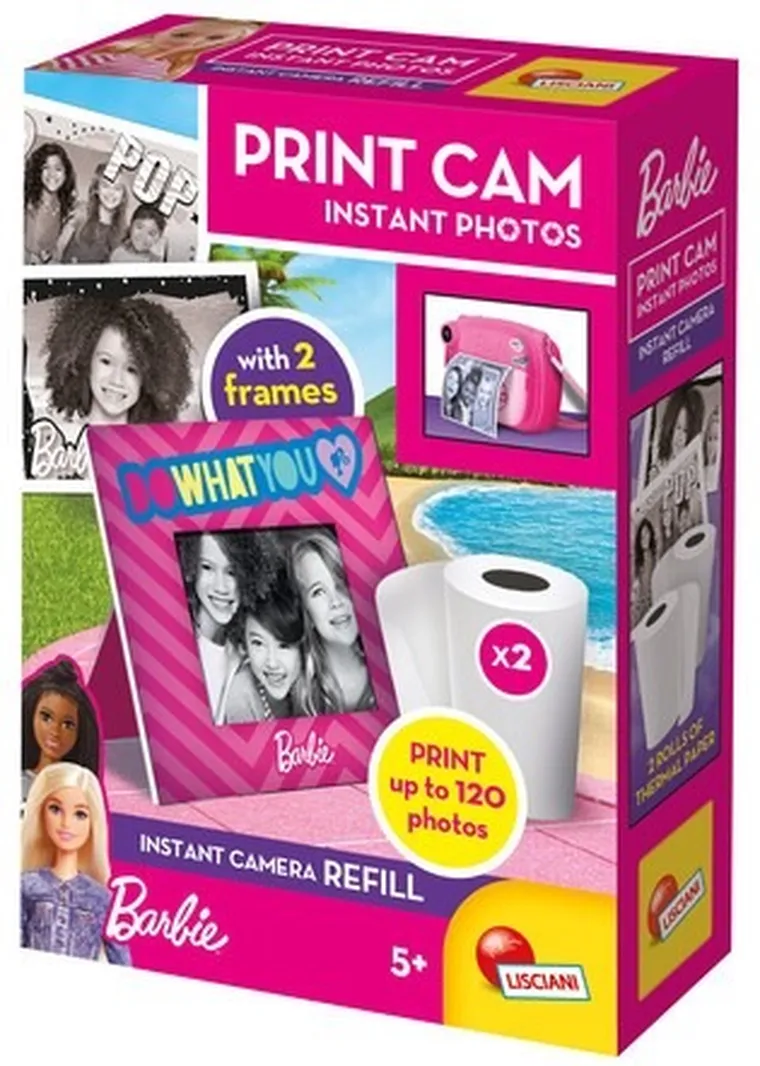 Lisciani, Barbie, Print Cam 2, role pentru fotografii
