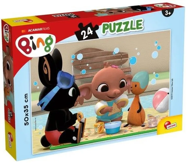 Lisciani, Bing, puzzle, 24 piese