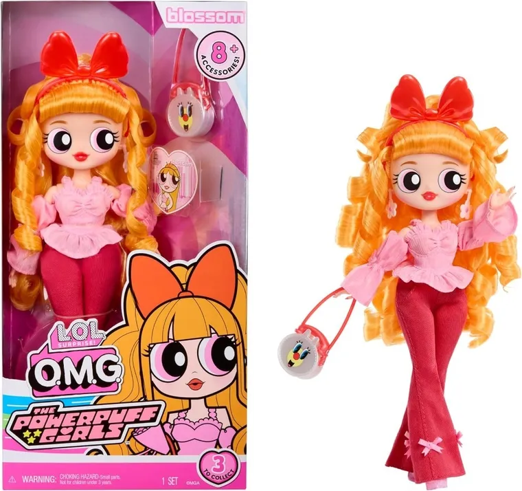 L.O.L. Surprise, O.M.G. Powerpuff Girls Doll, Blossom, papusa fashion