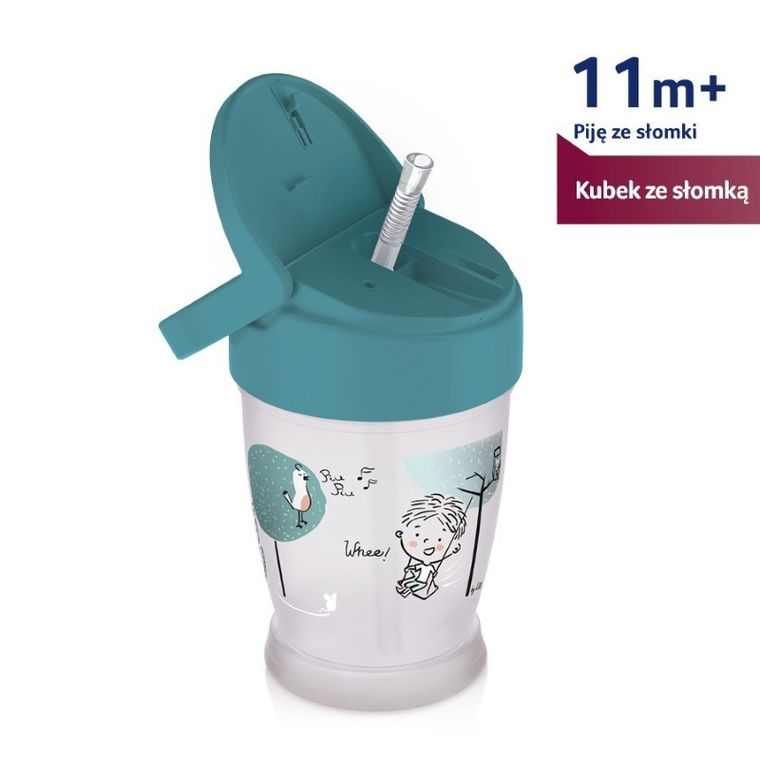 LOVI, Cana cu pai Junior 250 ml Lovely Boy, 9 m+