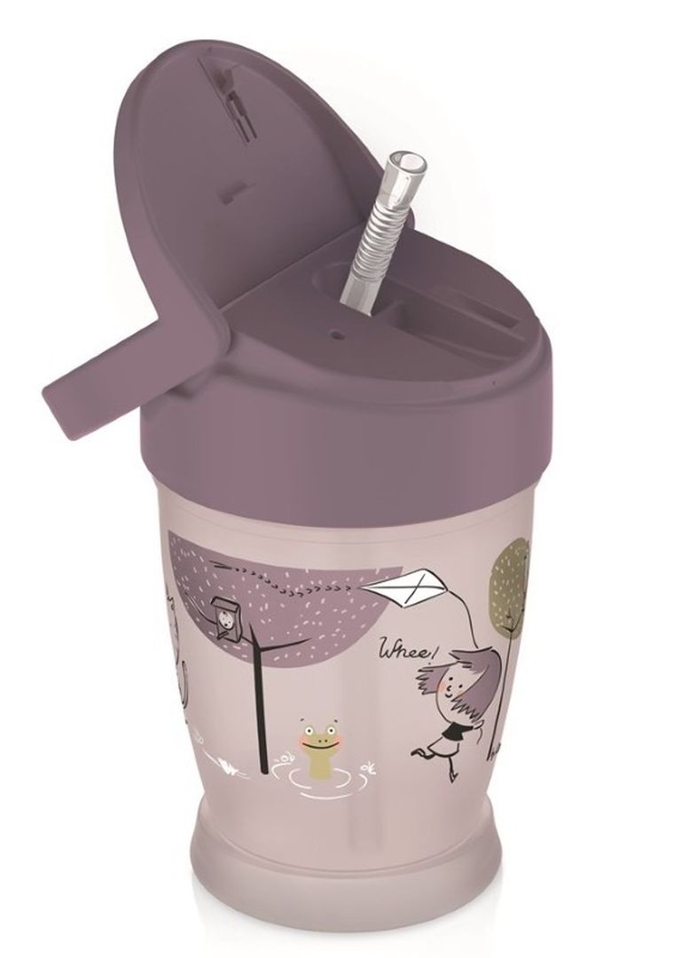 LOVI, Cana cu pai Junior 250 ml Lovely Girl, 9 m+