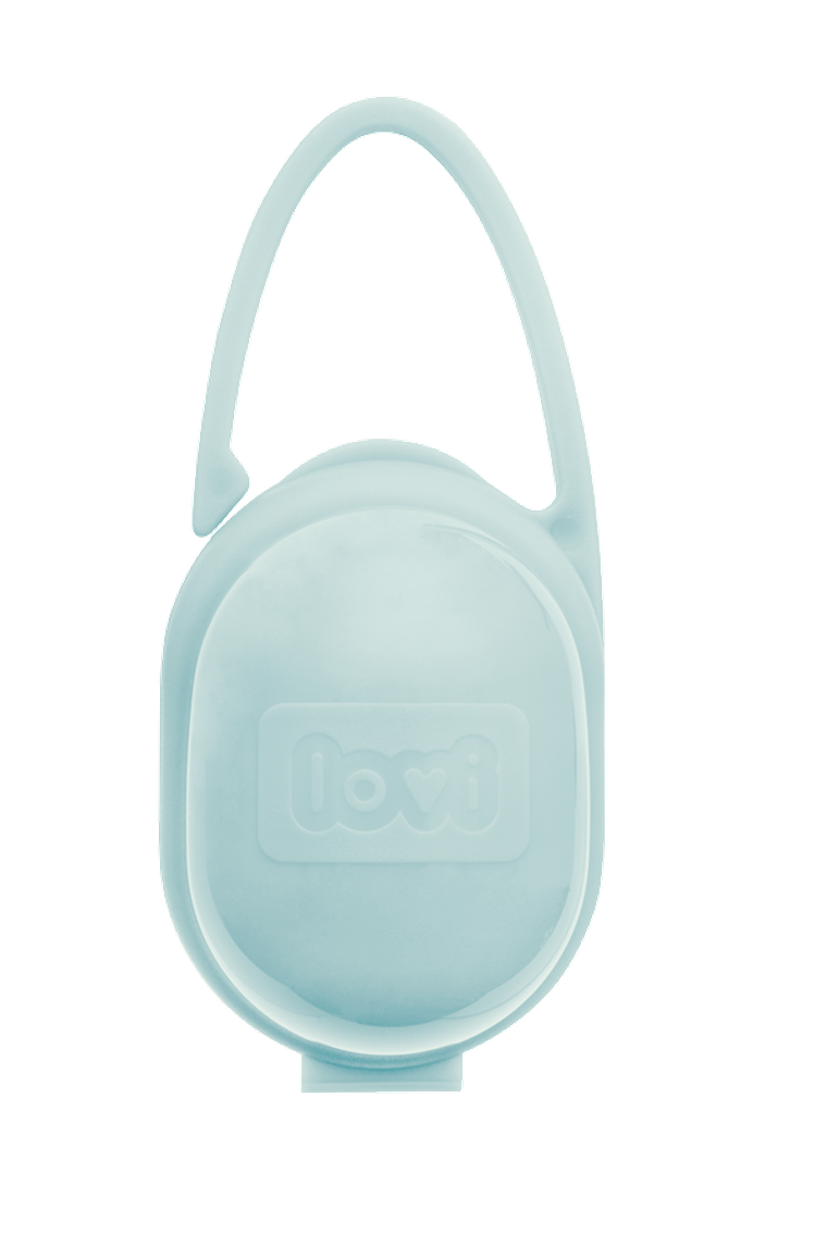 LOVI, Cutie suzeta menta, 0 m+