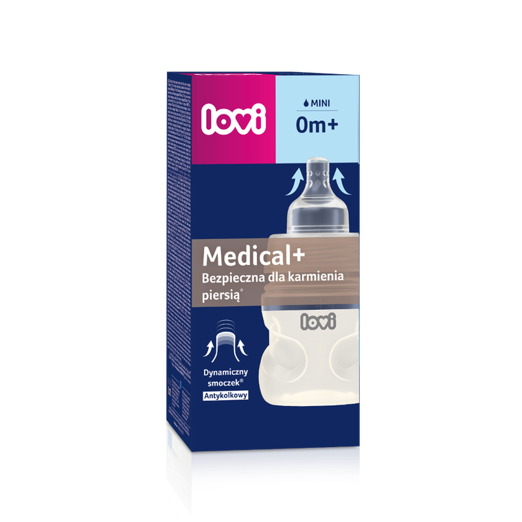 LOVI, Medical+ Biberon 150 ml, 0 m+