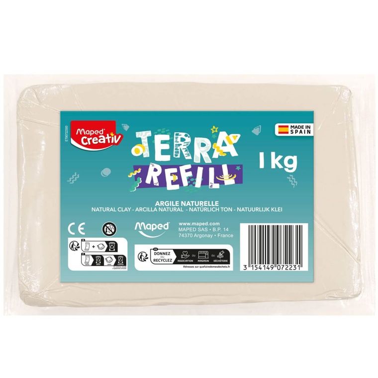 Maped Creativ, argila pentru roata olarului, set complementar, 1kg