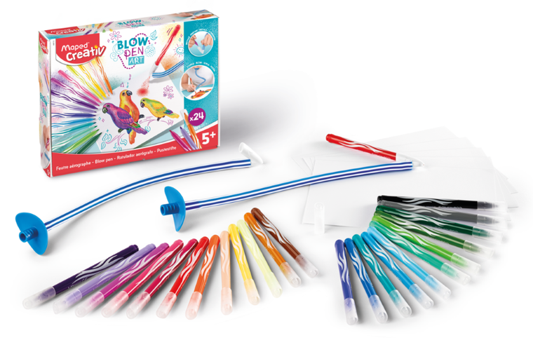 Maped Creativ, carioci cu pulverizator, 24 culori