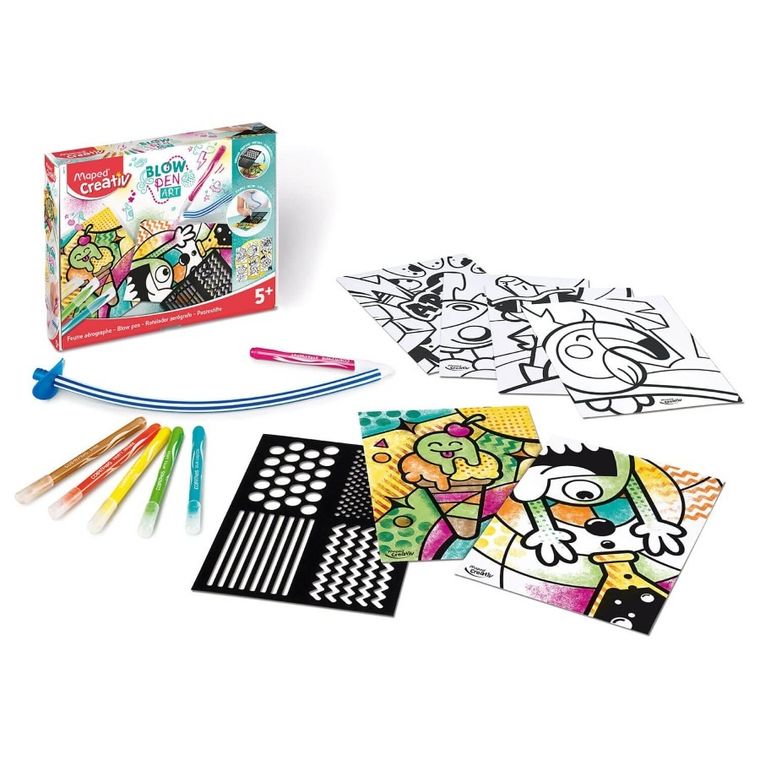 Maped Creativ, Pop'art, carioci cu pulverizator, 6 buc.