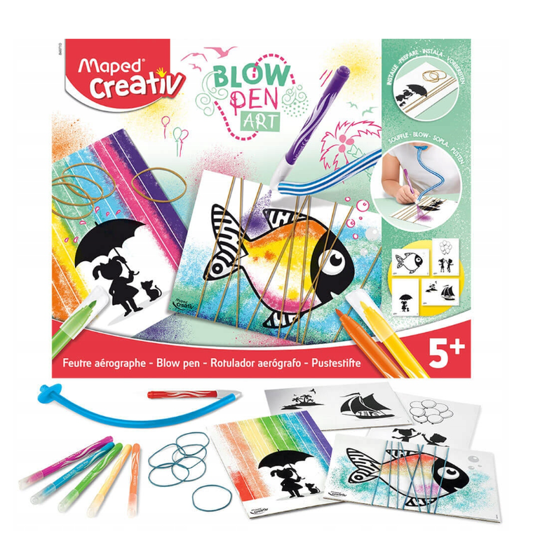 Maped Creativ, String'art, carioci cu pulverizator, 6 buc.