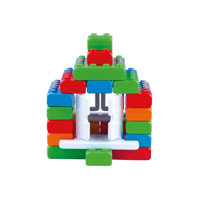 Marioinex, Junior, set de constructie, blocuri XL cu ferestre si usi, 40 piese