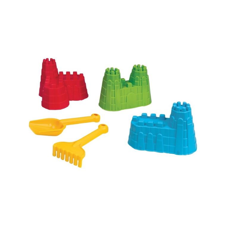 Marioinex, Mini Castles, set de joaca in nisip, 3 buc.