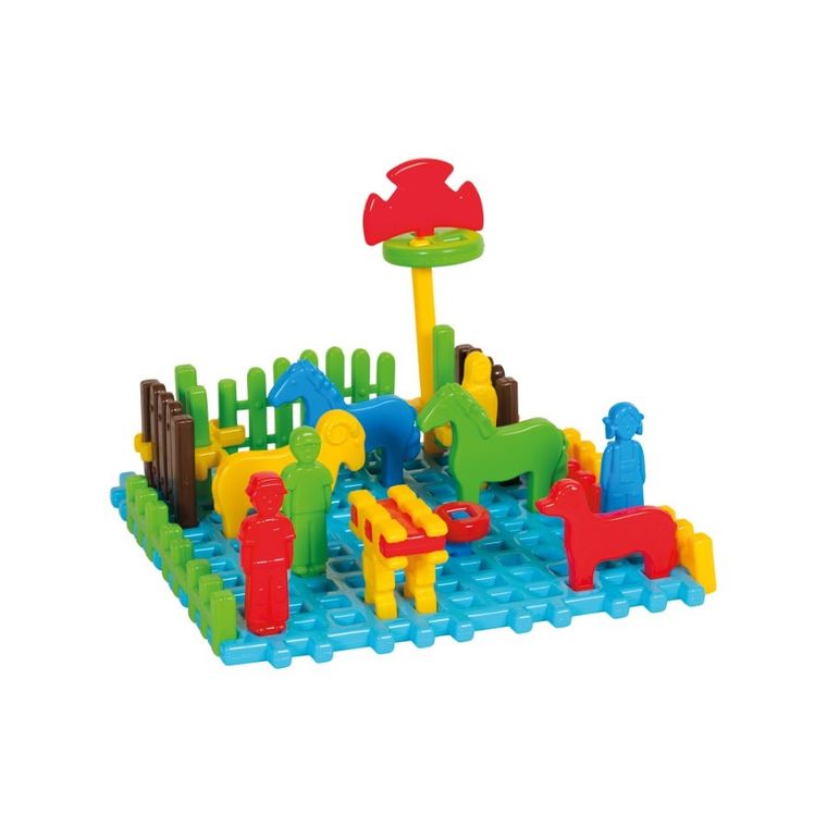 Marioinex, Mini Ferma, set de constructie, 31 piese