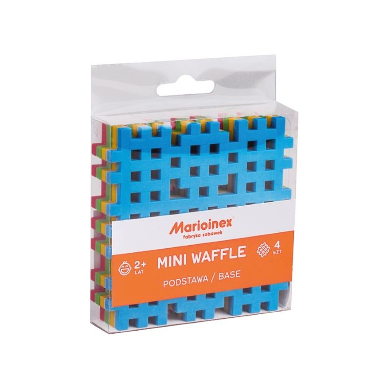 Marioinex, Mini Waffle, Base, baza pentru constructiei, 4 buc.