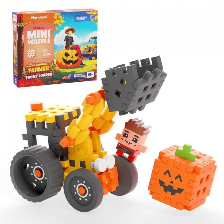 Marioinex, Mini Waffle, Fermier, set de constructie, 50 piese