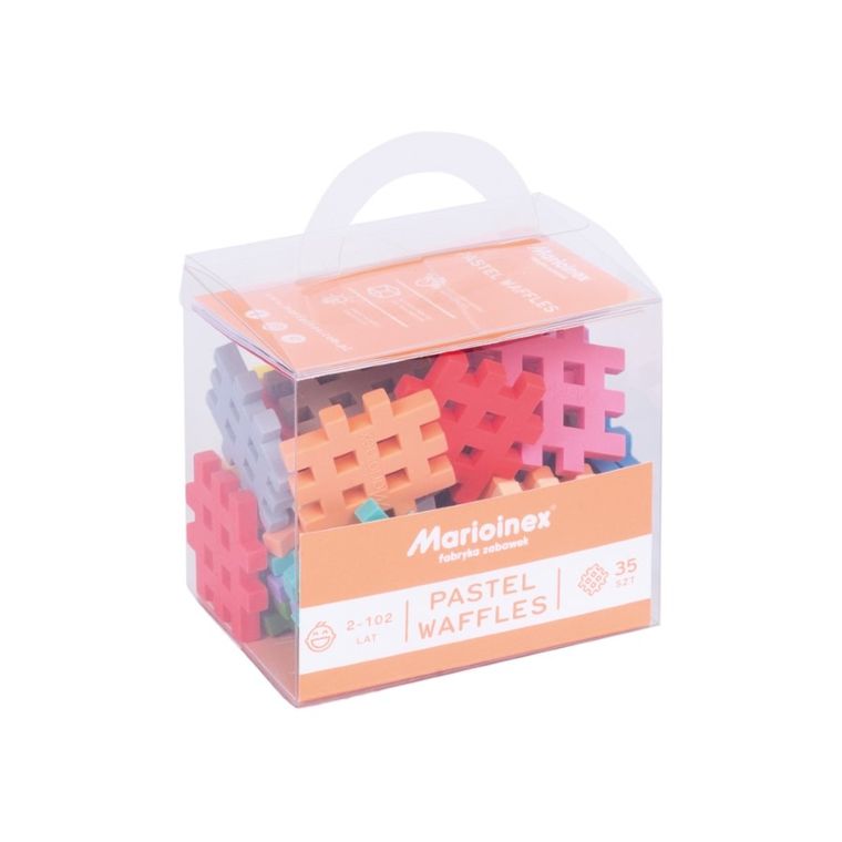 Marioinex, Mini Waffle, Pastel, set de constructie, 35 piese