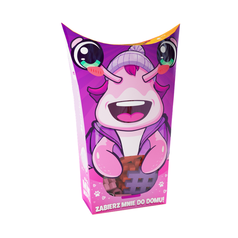 Marioinex, Mini Waffle, Pocket Pets, Melc, set de constructie, 15 piese