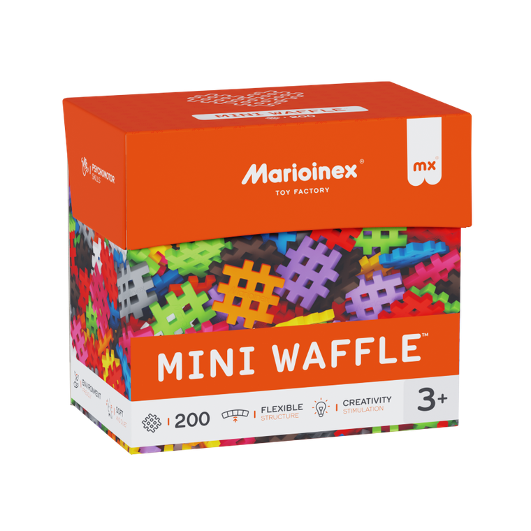 Marioinex, Mini Waffle, set de constructie, 200 piese