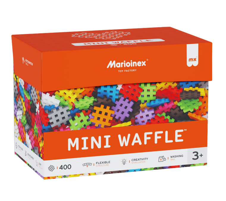 Marioinex, Mini Waffle, set de constructie, 400 piese