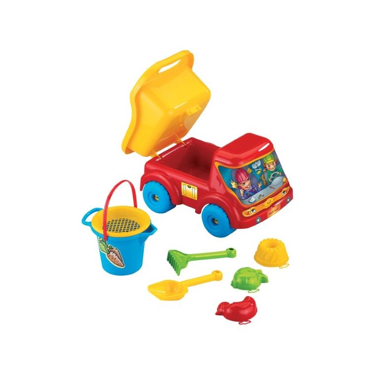 Marioinex, set de joaca in nisip cu masina