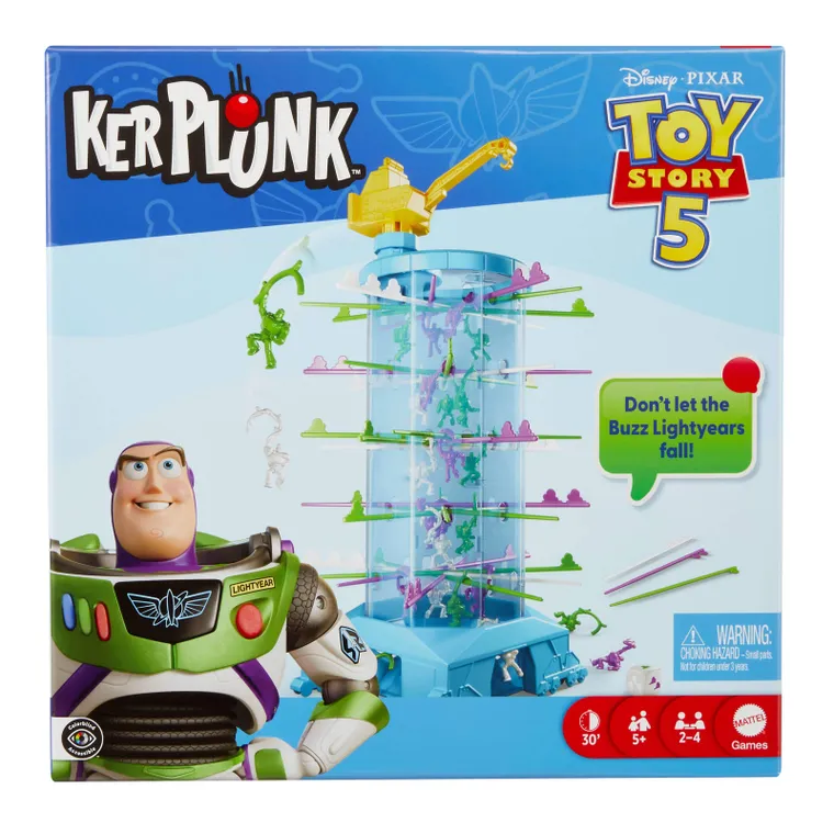 Mattel, Toy Story 5, Buzz Lightyear in cadere, joc pentru copii
