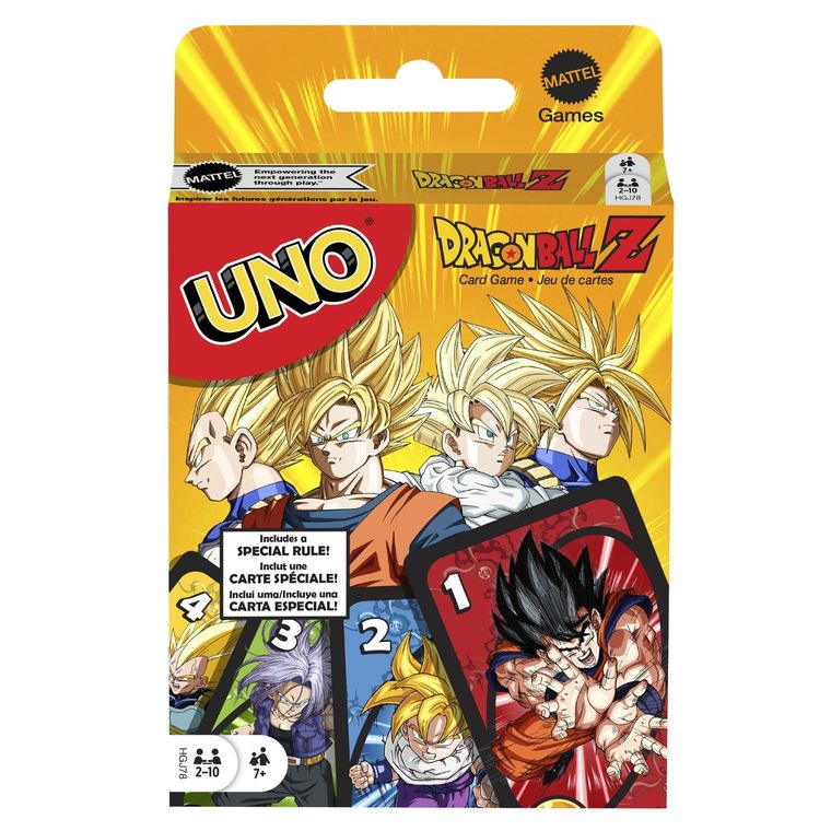 Mattel, UNO Dragon Ball Z, joc de carti