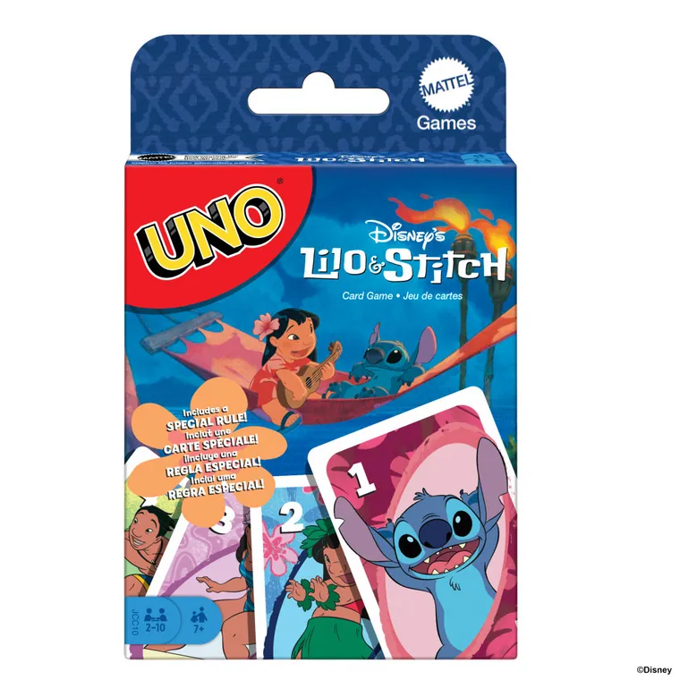 Mattel, UNO Lilo & Stitch, joc de carti