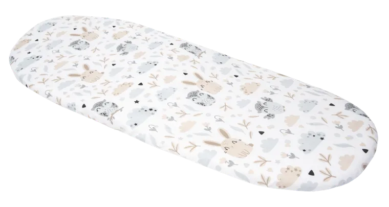 Medi Partners, Animale, cearceaf din bumbac cu elastic pentru carucior