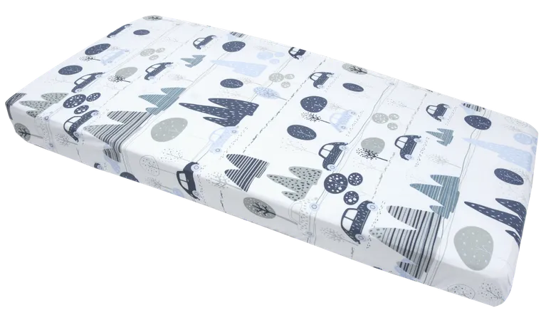 Medi Partners, Masini, Retro, cearceaf cu elastic, 120-60 cm