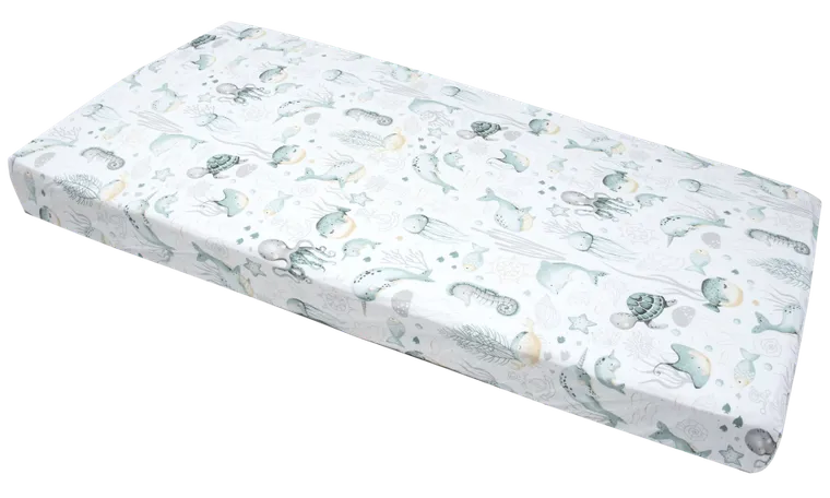 Medi Partners, Ocean, cearceaf cu elastic, 120-60 cm