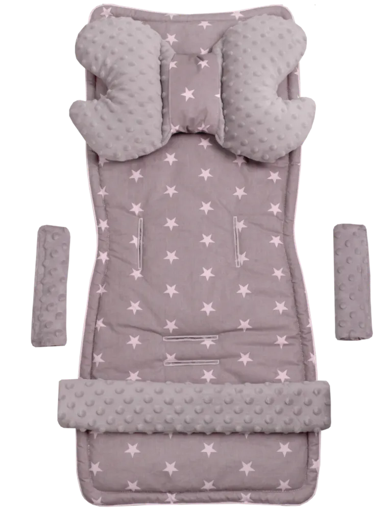 Medi Partners, Stars, insertie pentru carucior, set, gri