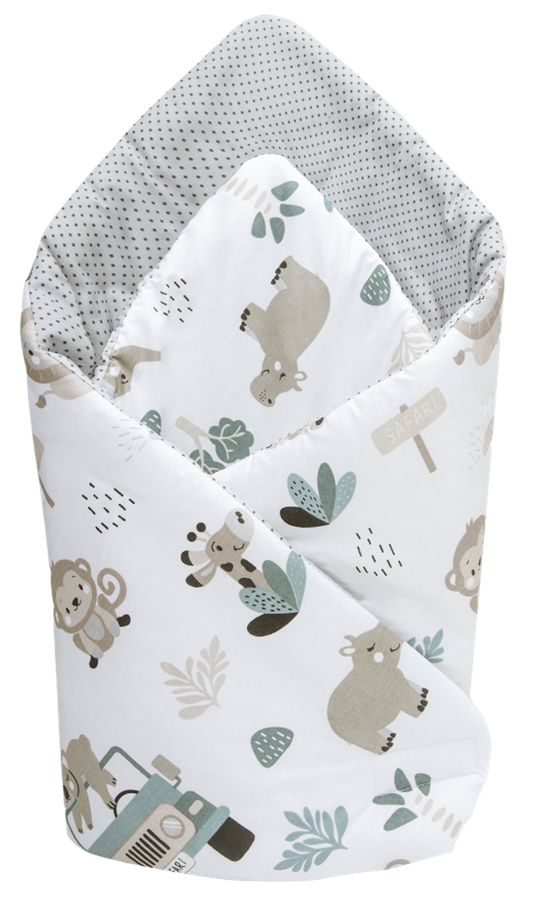 Medi Partners, Zoo, paturica - sistem de infasat pentru bebelusi, 75-75 cm