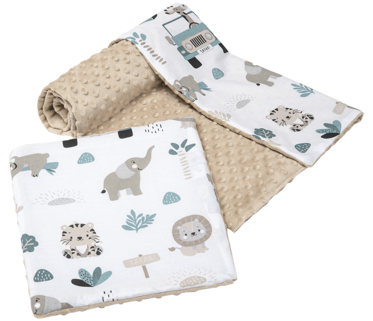 Medi Partners, Zoo, plapuma cu perna, minky, 75-100 cm