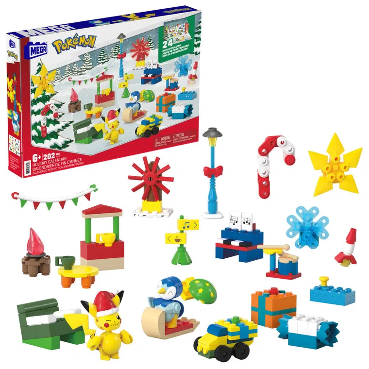 MEGA Construx, Pokemon, Calendar de advent 2024