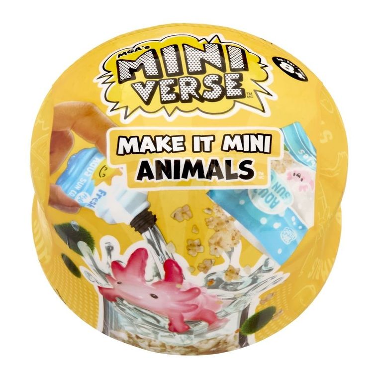 MGA's Miniverse, Make It Mini, Animals, bila surpriza cu mini figurine animale, 1 buc.