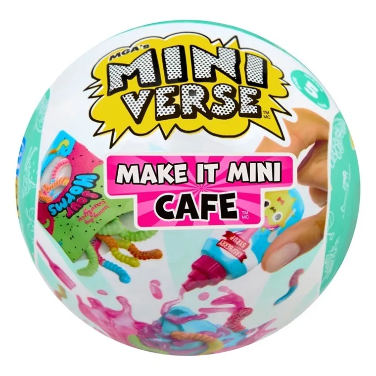 MGA's Miniverse, Make It Mini, Foods: Cafe, bila surpriza, mini alimente