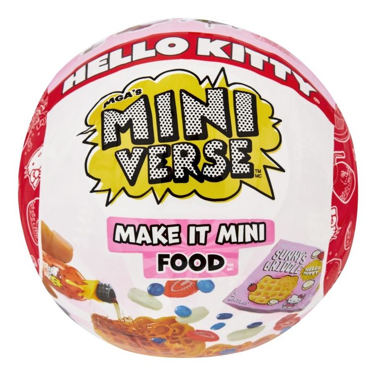 MGA's Miniverse, Make It Mini, Hello Kitty, Food, bila surpriza, 1
