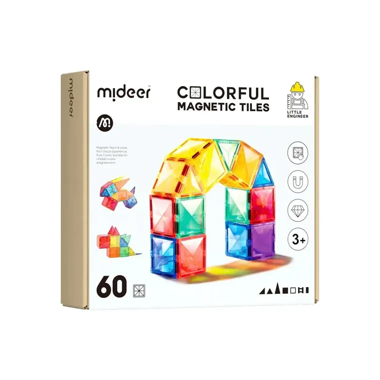 Mideer, blocuri magnetice, 60 piese