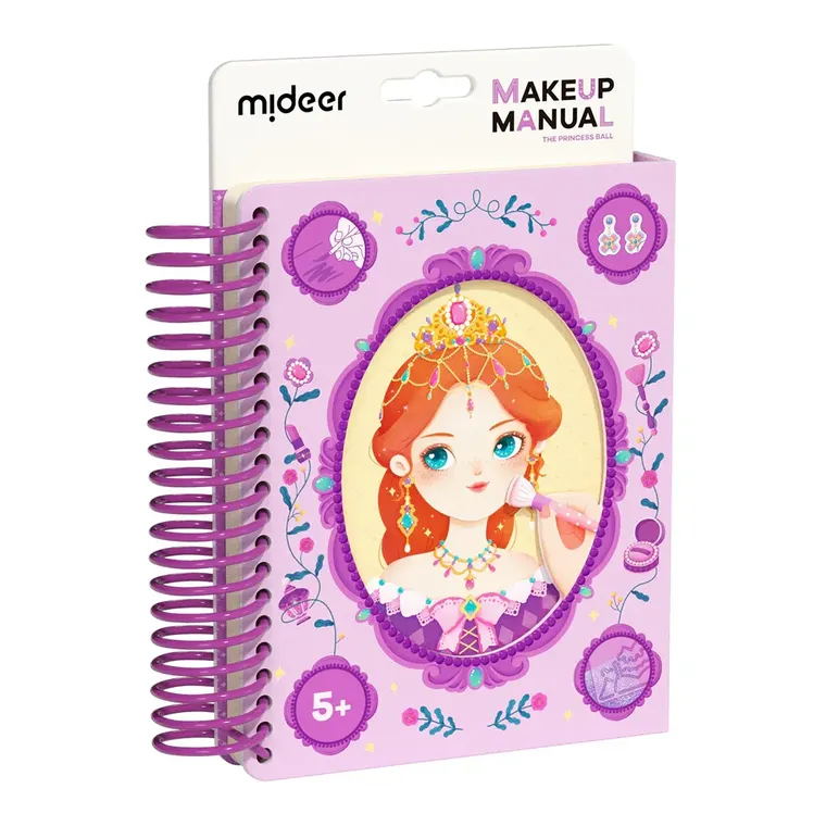 Mideer, Caietul creativ al micutei make-up artist, Printese la bal