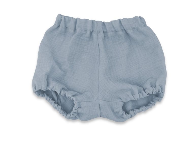MimiNu, bloomers din muselina, denim, marime S, 0-1 ani