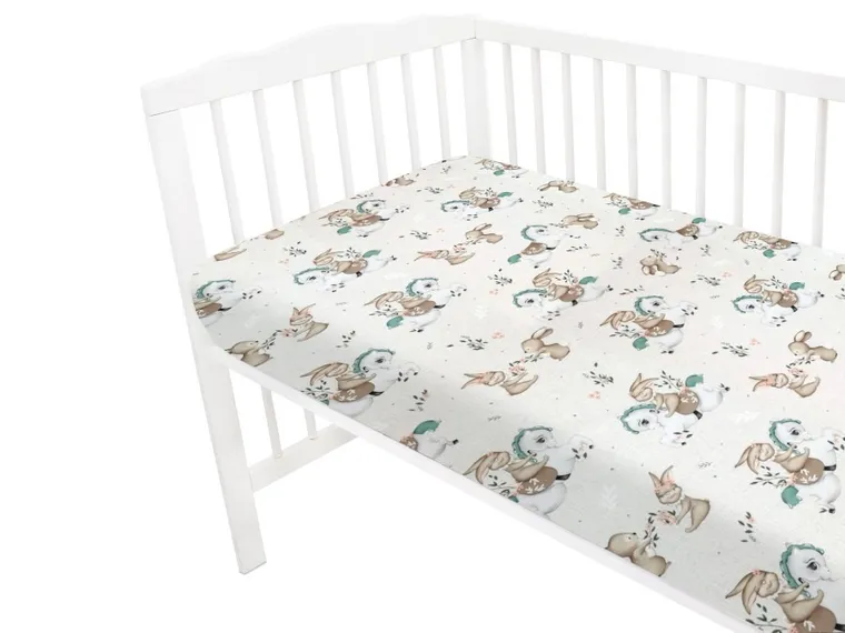 MimiNu, Caruselul, cearceaf din elastic, 120-60 cm