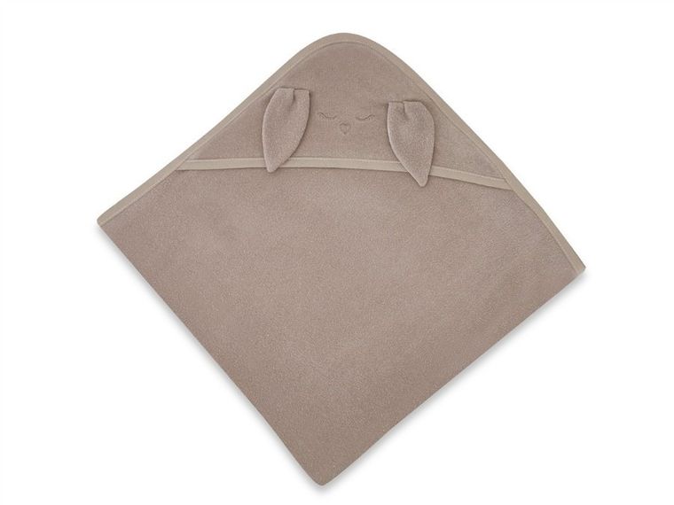 MimiNu, Iepurasul, halat de baie, din bambus, mokka, 100-100 cm