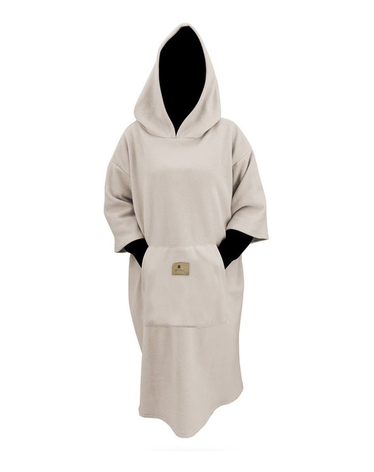 MimiNu, Junior, prosop tip poncho, din bambus, bej, marime L/XL