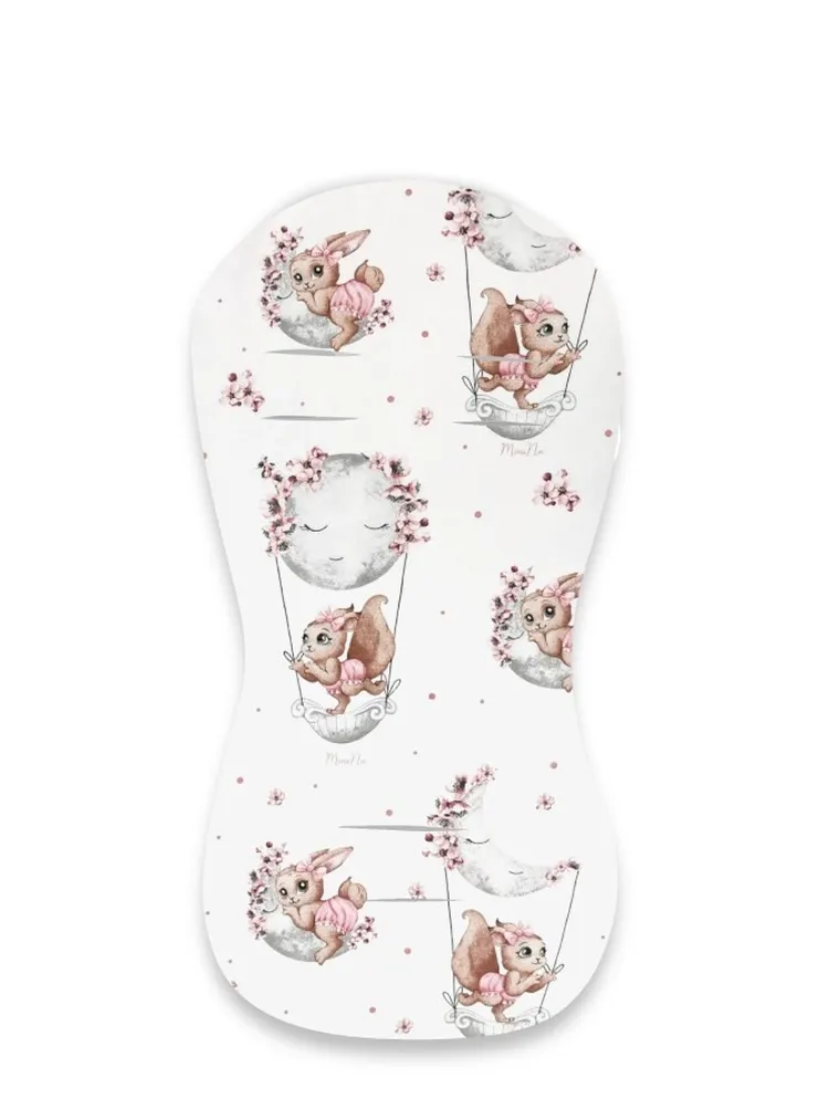 MimiNu, Lili, insertie universal pentru carucior, bumbac, roz