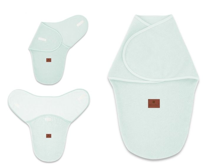 Miminu, patura de dormit anti-colici, termofrotte, 56-52 cm, menta verde
