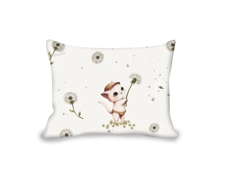 MimiNu, Pisici, fata de perna, din bumbac, 40-30 cm