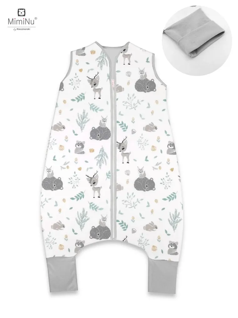 MimiNu, Prieteni de padure, sac de dormit cu picioare, caldurosi, TOG 2.5
