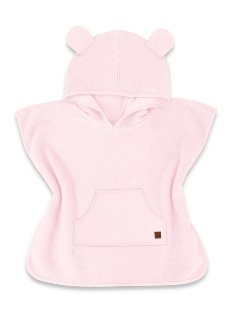 MimiNu, prosop tip poncho cu uscare rapida, cu buzunar, roz, 1-4 l.