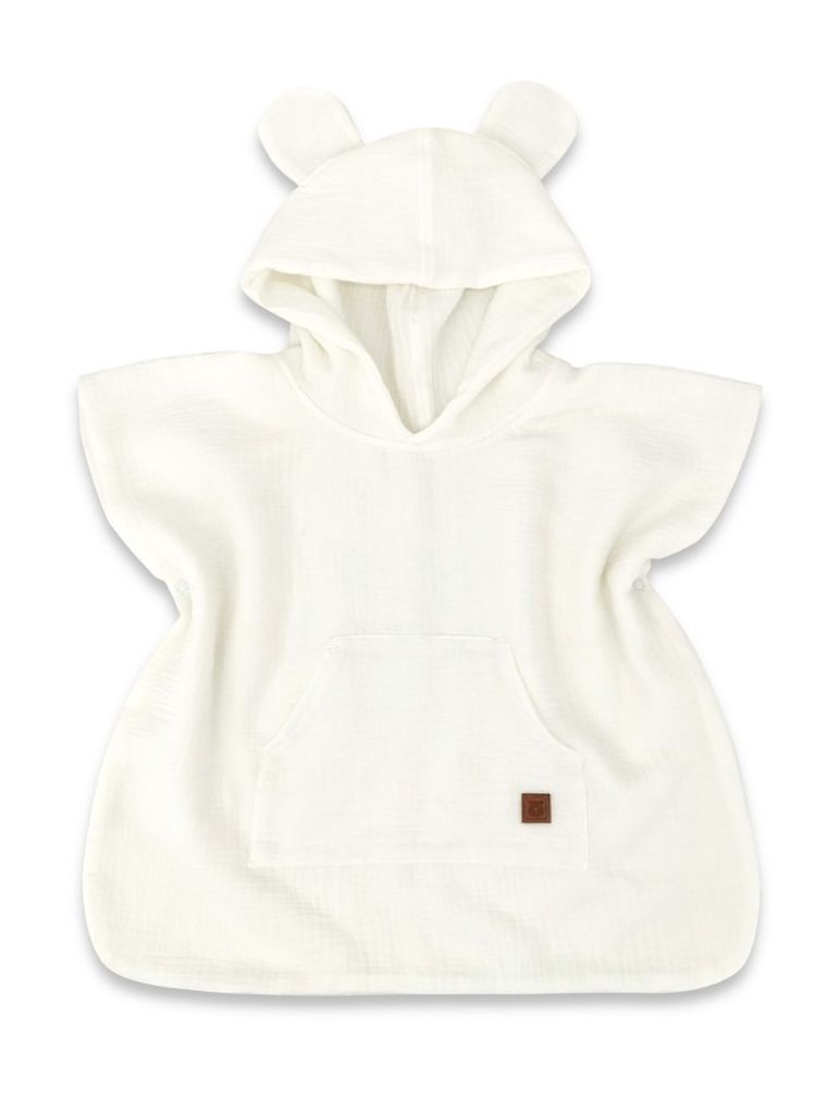 MimiNu, prosop tip poncho, culoare crem, 1-4 ani