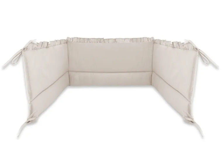 MimiNu, Royal, aparatori pentru patut din bumbac, bej, 180-30 cm
