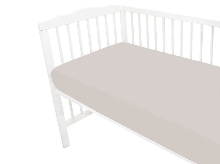 MimiNu, Royal, cearceaf de pat din bumbac, bej, 140-70 cm